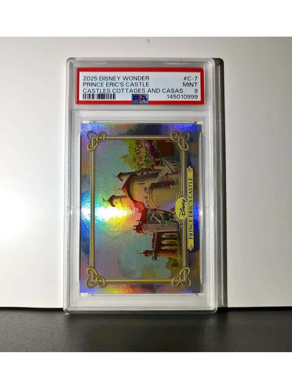 Prince Eric's Castle 2025 Topps Disney #C-7 The Little Mermaid PSA 9 Mint